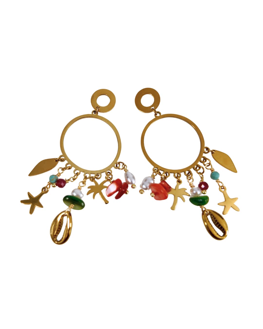 Summer Charm Hoops
