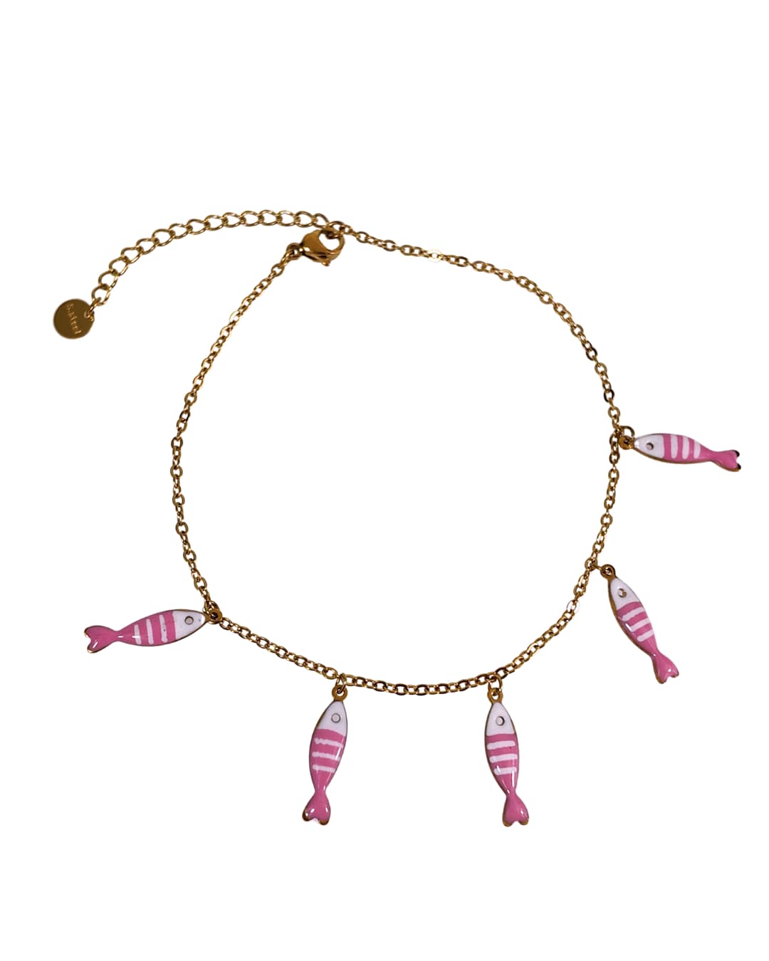 Pink Sardines Anklet
