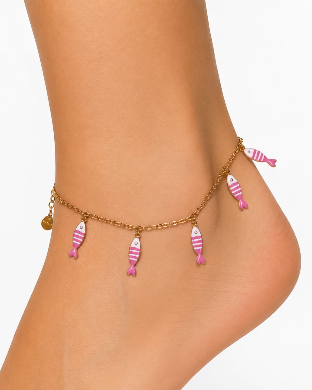 Pink Sardines Anklet - immagine 2