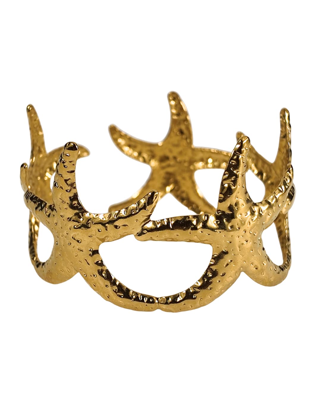 Golden Starfish Cuff