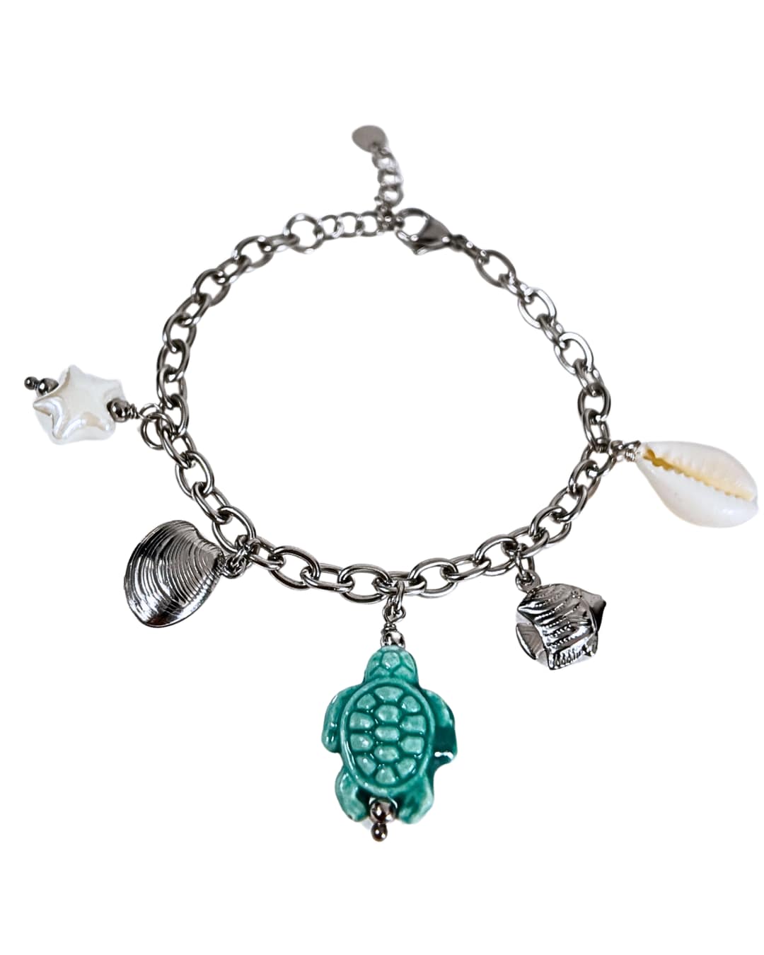 Silver Turtle Bracelet