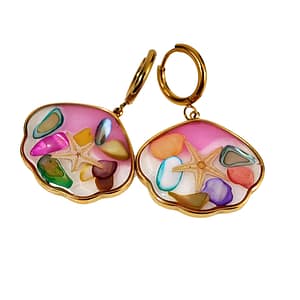 Pink Tides Earrings
