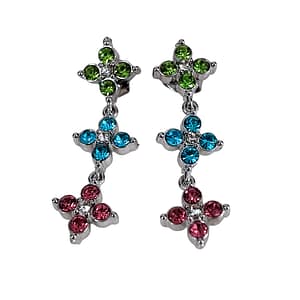 Candy Bloom Earrings (Silver)