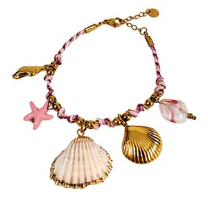 Pink Seashell Bracelet