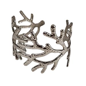 Silver Coral Cuff